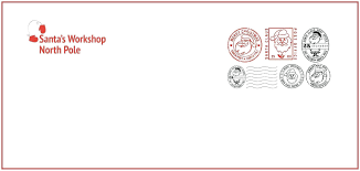 Designs direct creative group dear santa envelope textual art on. Printable Envelopes From Santa Free Free Resume Templates