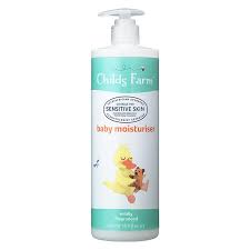 Natural remedies to help baby's dry skin. Childs Farm Award Winning Baby Moisturiser Lightly Fragranced