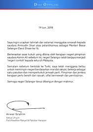 One of his brothers, atef sadat, later became a pilot and was killed in action during the october war of 1973. Anwar Ibrahim On Twitter Pelantikan Saudara Amirudin Sebagai Menteri Besar Selangor