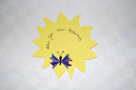Eine brille basteln (malvorlage & anleitung). Sonne Mit Schmetterling Kinderspiele Welt De
