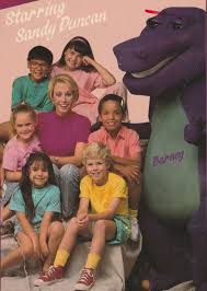 Barney & the backyard gang: Jeremy Crispo On Twitter Tbt During The Writers Strike In 1988 Actress Sandy Duncan From The Hogan Family Went To Work On Barney In 1988 Playing The Role Of Michael And Amy S