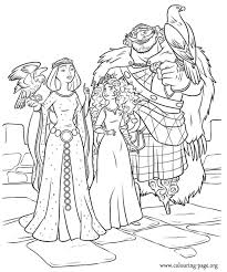 For the fans of brave, princess merida is definitely a familiar character. Brave Merida With Her Parents Coloring Page Coloring Home