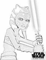 Then, you can stick on the wall in your room to decorate. 11 Ahsoka Coloring Ideas Ahsoka Ahsoka Tano Star Wars Drawings