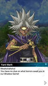 Oct 13, 2018 · achieve 1 win (s) with 1000 or less lp left against yami marik at level 30 using joey wheeler. Yu Gi Oh Duel Links Yami Marik Has Been Added To The Gate Duel Yami Marik To Obtain Cards Such As The Winged Dragon Of Ra Download Now Http Bit Ly Ygodlfb Yugioh Duellinks Gxworld