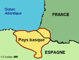 Chaque territoire, ville ou village du pays basque a son charme et sa particularité. Pays Basque Carte Historique