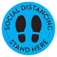 More images for social distancing stickers » Social Distancing Floor Decal