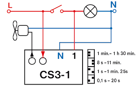 Zeitschalter Fur Ventilatoren Lufter Nachlaufrelais Cs3 1