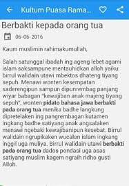 Keutamaan wulan ramadhan diposting oleh semangat belajar on senin, 30 juni 2014 label: Kultum Bahasa Jawa Khutbah For Android Apk Download
