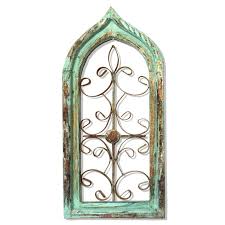 Metal window frame rustic farmhouse chic metal wall decor. Rustic Window Frame Arch Unique Wall Decor Scroll Window The Birdhouse Chick