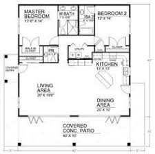 700 Sq Ft 2 Bedroom Floor Plan Open Floor House Plans Open Floor House Plans Small House Design Bedroom Floor Plans