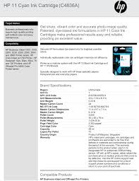 Download the file onto your local hard drive.2. Hp 11 Cyan Ink Cartridge C4836a Manualzz