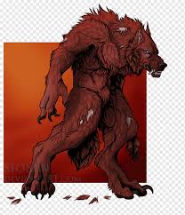 Fill his face, hands and legs with dark brown color. Werewolf Drawing Gray Wolf Werewolf Legendary Creature Mammal Carnivoran Png Pngwing