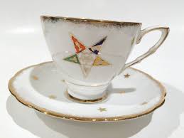 Oes Tea Cup Order Of Eastern Star Cups Rosina Cups English Etsy Tea Cups Antique Tea Cups Tea