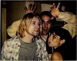 Another unseen Cobain photo. Came across when reading about the unplugged  guitar going