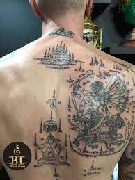 Done Traditional Thai Sak Yant Tattoo By Tanadol Www Bt Tattoo Com Bttattoo Bttattoothailand Sakyant Thaibamboo T Sak Yant Tattoo Tattoos Buddhist Tattoo