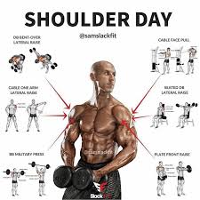 8 Best Shoulder Exercises Seated Or Standing Military Press Arnold Press Dumbbell Front Raise Dumbb Shoulder Workout Workout Plan Gym Best Shoulder Workout