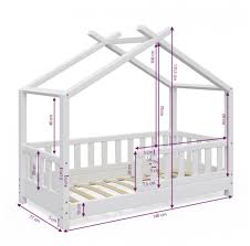 small montessori bed frame with rails rare epoch kinderbett haus kinderschlafzimmer hausbett