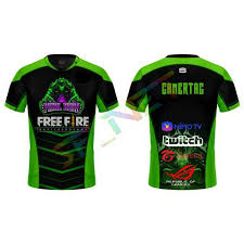 Baju Jersey Gaming Ff Free Fire Logo Squad Custom 22sf Shopee Indonesia