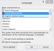 Word 2013 Dutch Grammar Checker Does Not Work Microsoft Community