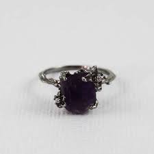 Beauuutiful Rough Amethyst Ring Jewelry Beautiful Jewelry