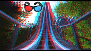How To Make Red Blue 3d Effect In Photoshop 3d Roller Coaster Video 3d Anaglyph Red Cyan Full Hd 1080p Pov Ride Roller Coaster 3d Photography Roller