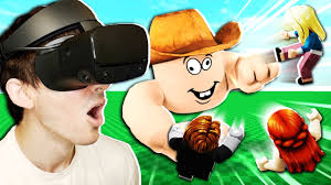 I Played Roblox In Vr Youtube
