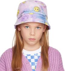Endless Joy Epiphyllum Bucket Hat (patch-pocket logo-embroidered T-shirt  Pink perforated leather)