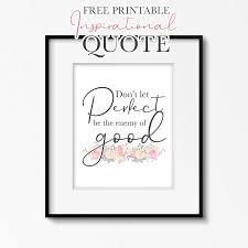 And because we can never have too print them out, cut them apart for a little bit of motivation to keep with you! Free Printable Inspirational Quote The Cottage Market