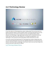 Ice 9 Technology Review Technology Review Technology How To Introduce Yourself