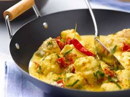 Curry De Lotte Flambe Au Cognac Recettes Recette Lotte Au Curry Recette Lotte Recette Poisson