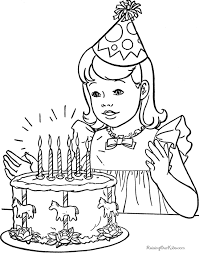 Beautiful happy birthday coloring pages for your child. Free Printable Happy Birthday Coloring Pages Coloring Home