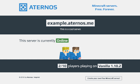Aternos (aternos.org) is a free minecraft server hosting website,. Aternos A Twitter A Free Website For Your Free Server That Would Be Really Cool Right We Have It Just Enter Your Ip In The Browser And Enjoy Https T Co 3pzoqmho6l