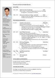 What Is A Curriculum Vitae Sample Resume Templates Sample Resume Format Curriculum Vitae Template