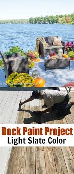 Power washing saved my deck s life east coast creative blog deck stain colors staining deck sherwin williams deck stain. Our Newly Painted Dock Makeover Four Generations One Roof