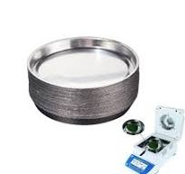 Aluminum Pan Mettler Toledo Aluminum Sample Pans (80-Pack) - 90mm Diameter  For Moisture Analyzers Aluminum Weighing Pans