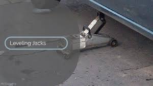 Unhook and lower the font jacks to about 2 degrees above front level. Top Rv Leveling Jacks Hydraulic Self Leveling And Scissor Types