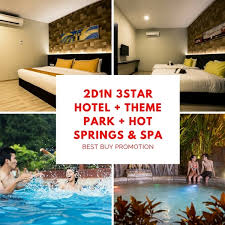Lost world hot springs and spa located at ipoh, malaysia is the place for you to rest, relax and rejuvenate. 2d1n Hotel 2 Tickets For Lost World Of Tambun Theme Park Hot Springs Spa Package
