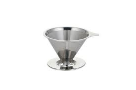 Trade assurance reusable stainless steel double wall fine mesh pour over coffee strainer cone supplier's choice. Coffee Filter Funnel Drip Pour Over Coffee Dripper Stainless Strainer Mesh Metal Matt Blatt