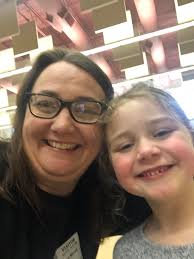 I got to have lunch with this special little lady today. Among the many  things that I am grateful for in Northwest Arkansas, one would definitely  be the wonderful schools that we