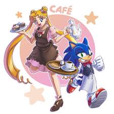 Sonic And Usagi Sonic The Hedgehog Cute Anime Chibi Cute Love Cartoons Sonic