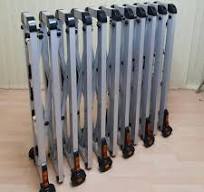 ‫حاجز متحركة كورديون الومنيوم / 4 متر ( 12 كفر )‬‎