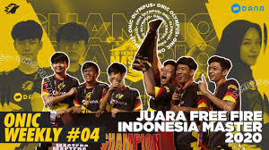 Turnamen free fire terbesar di indonesia yaitu free fire indonesia masters (ffim) 2020 fall baru saja selesai digelar hari ini minggu, 11 oktober 2020. Juara Free Fire Indonesia Master 2020 Onic Weekly 04 Youtube