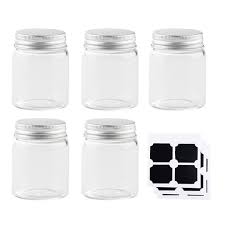 Comfort zone cz50 oscillating electric portable heater w/thermostat $11.83 ($26.28). Mini Glass Storage Jar Lid 5 Piece Clear Glass Jars 12 Labels Tiny Transparent Containers Artists Paint Party Favors Wedding Decoration 1 7 Ounce Walmart Com Walmart Com
