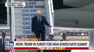 Trump arrives in Turkey for high-stakes NATO Summit
