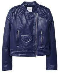 Mango Quilted Panel Leather Jacket Leather Jacket Jackets Leather