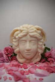 Medusa Head Scented Candle Handmade Gift Soy Wax Home Decor Greek Mythology 