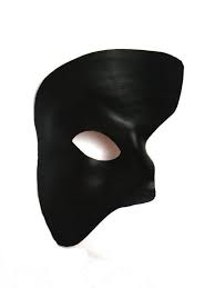 Black Or White Leather Phantom Of The Opera Mask Luxury Etsy In 2021 Opera Mask Phantom Mask Mask