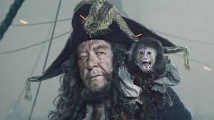 Dead men tell no tales(disney). Captain Barbossa Geoffrey Rush On Dead Men Tell No Tales