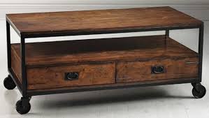 Industrial Mansard Coffee Table 399 Coffee Table With Wheels Industrial Style Coffee Table Living Room Coffee Table