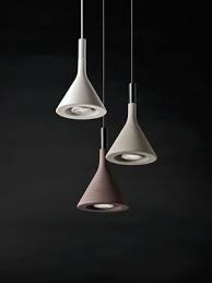Suspension Mini Aplomb Ciment O 11 5 X H 21 Cm Foscarini Luminaire Design Lampe Suspendue Lampe Suspension